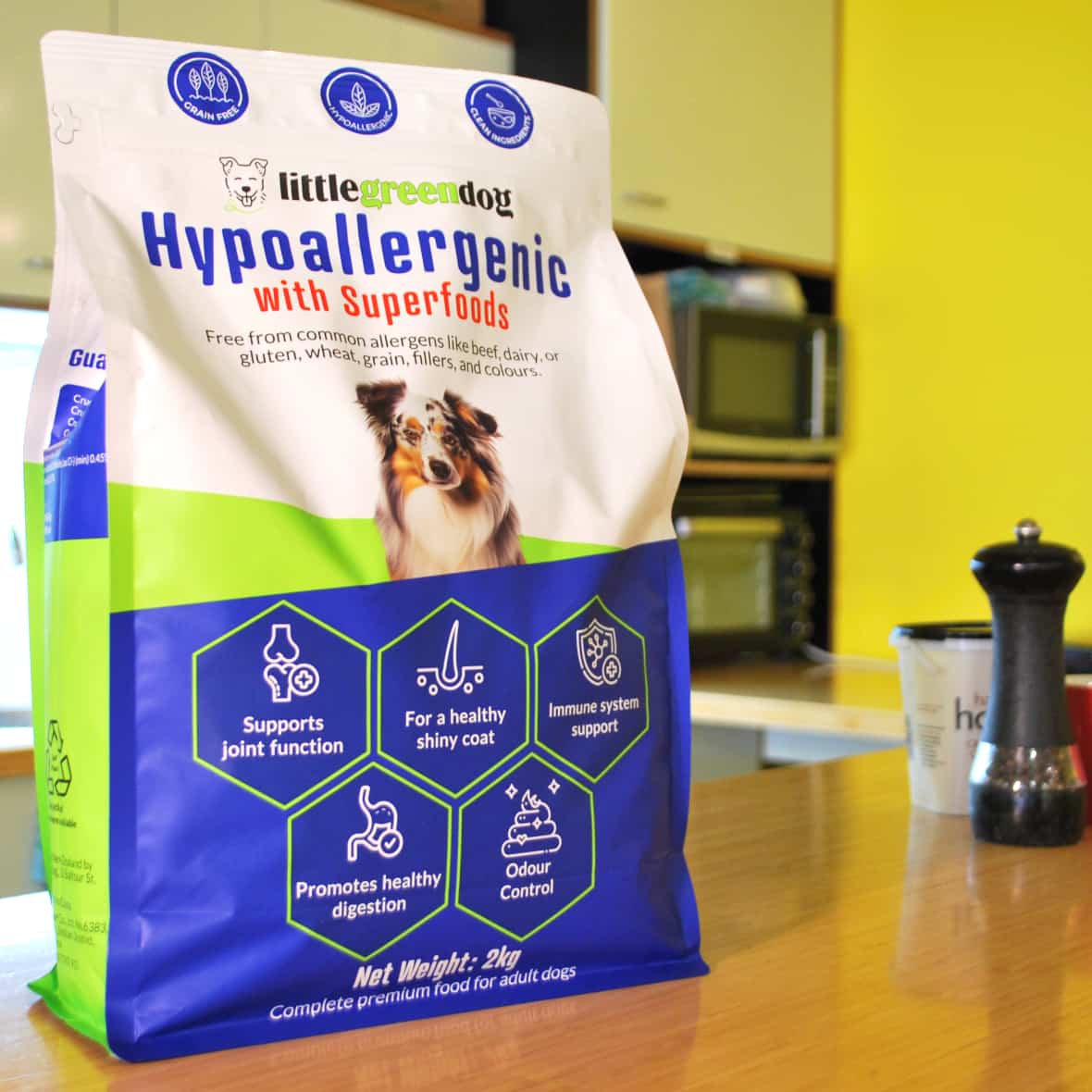 Sensitive Stomach Hypoallergenic Dog Kibble with Superfoods
