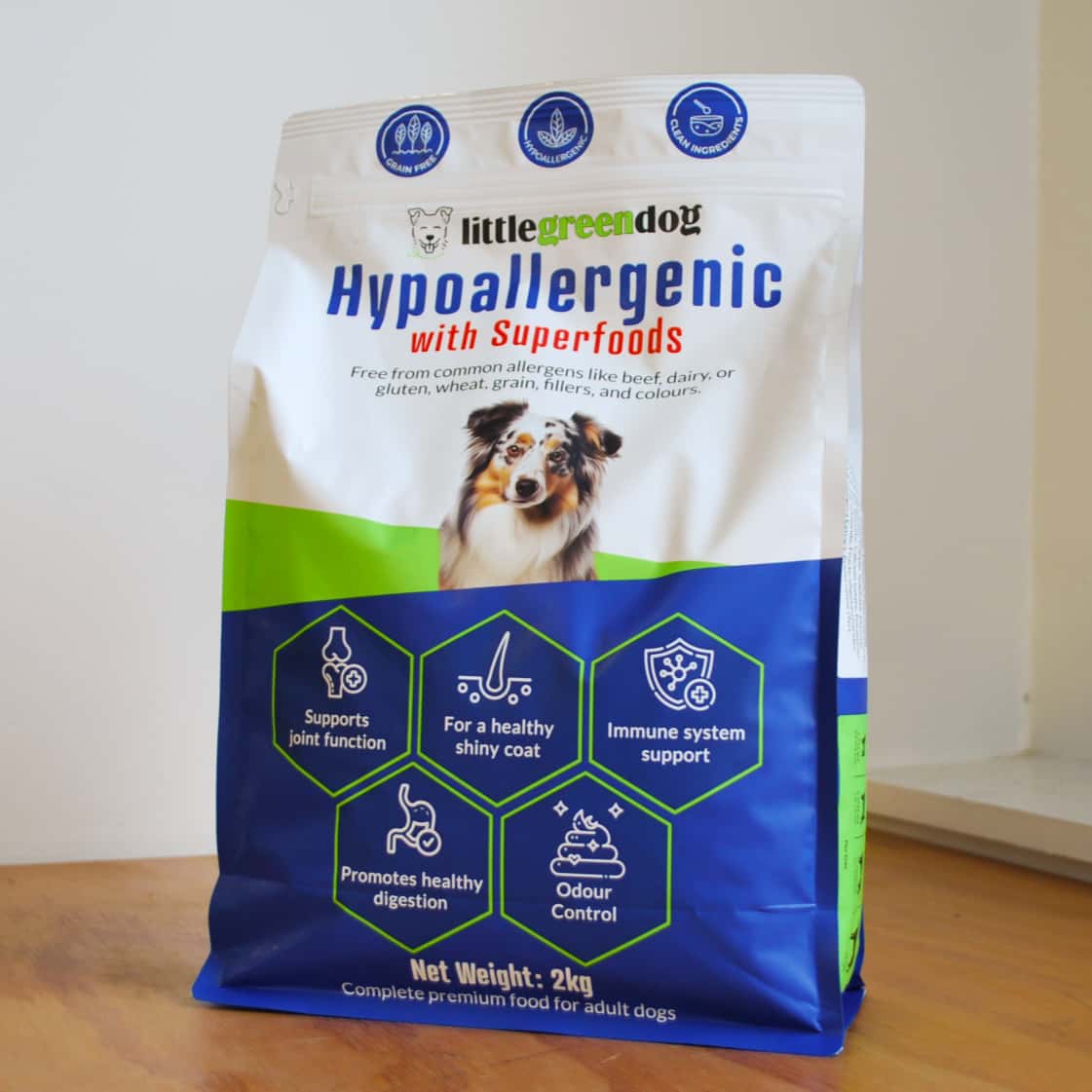 Sensitive Stomach Hypoallergenic Dog Kibble with Superfoods