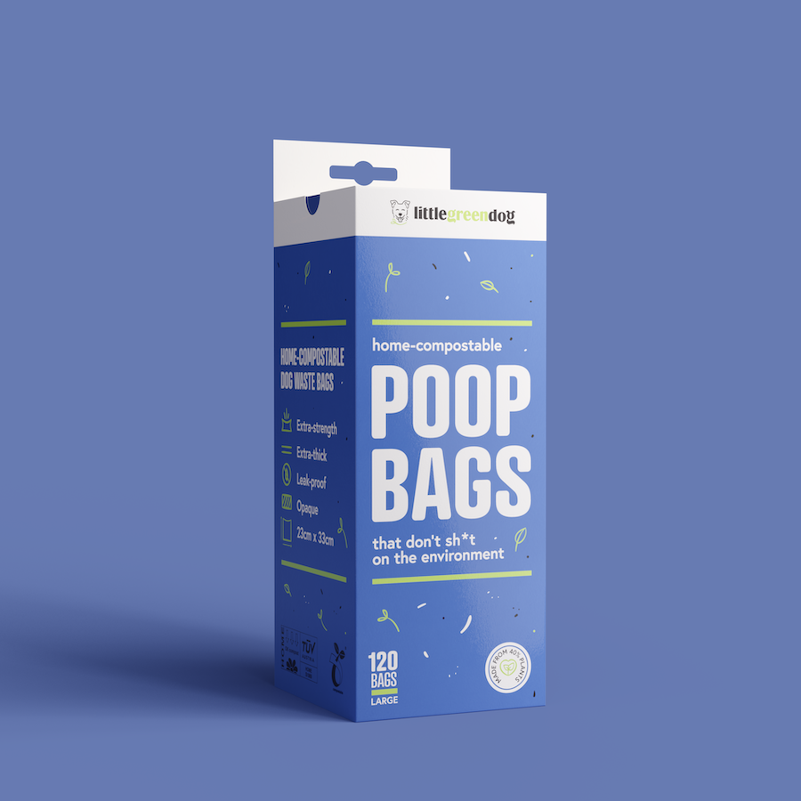 Compostable Poop Bags - 10-Pack (120 Bags)