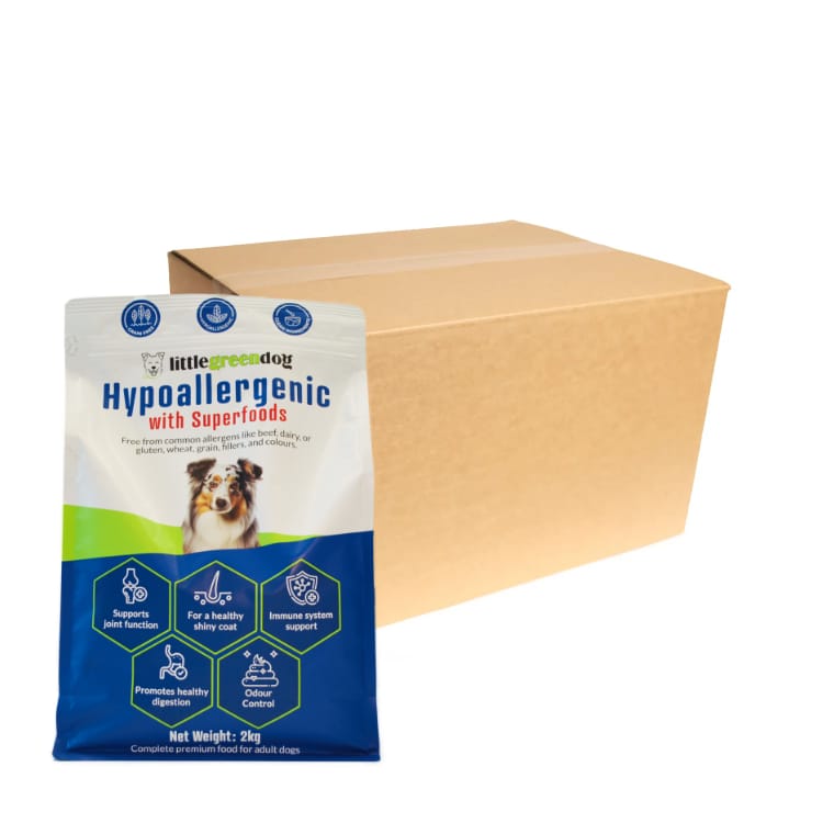 Carton - Hypoallergenic Kibble - 6 bags per carton