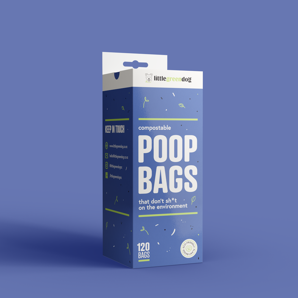10 Pack Compostable Dog Poop Bags NZ | Little Green Dog